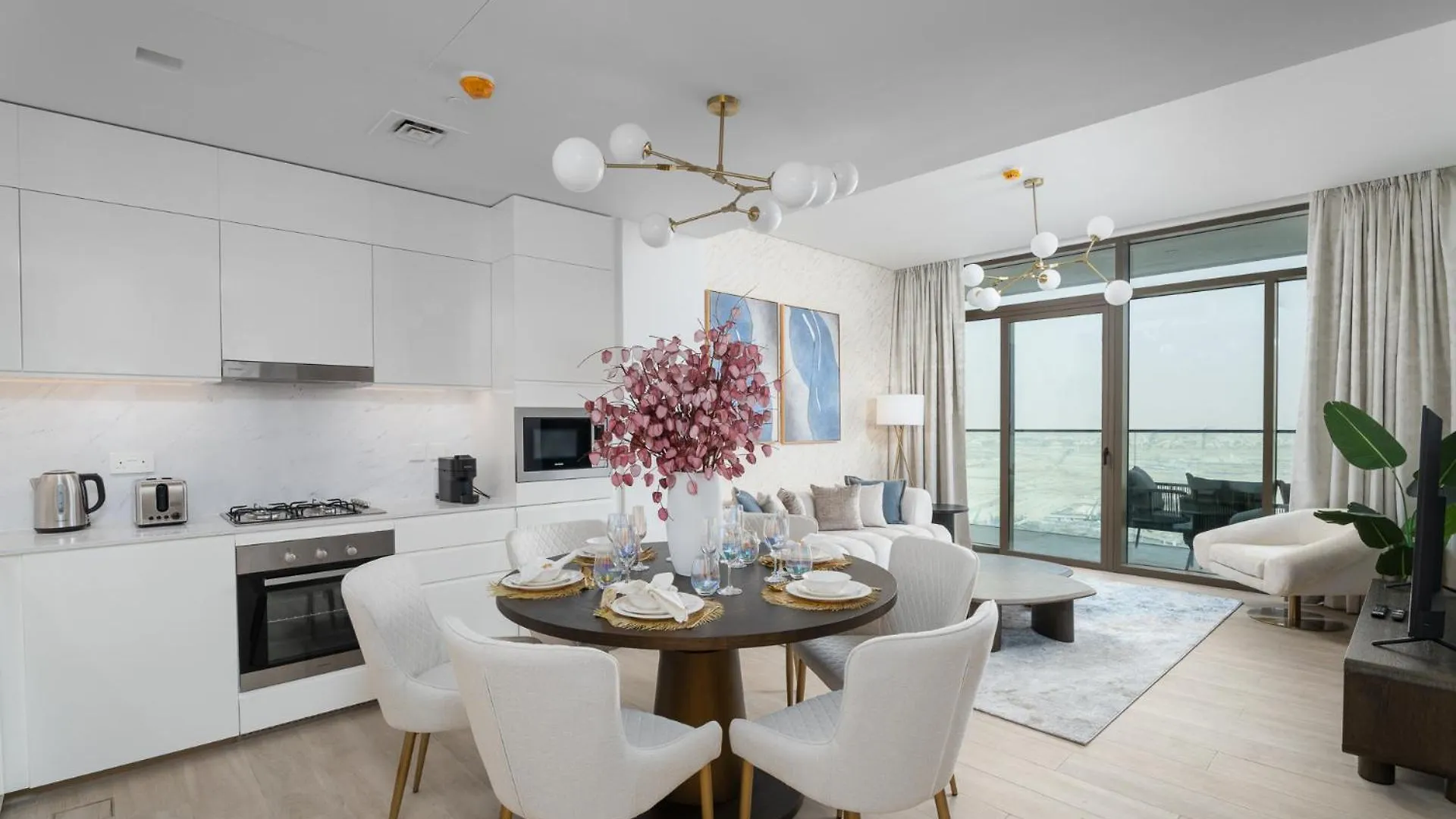 Апартаменты Nasma Luxury Stays - 26Th-Floor Creek Harbour 2Br With Sea Views Дубай